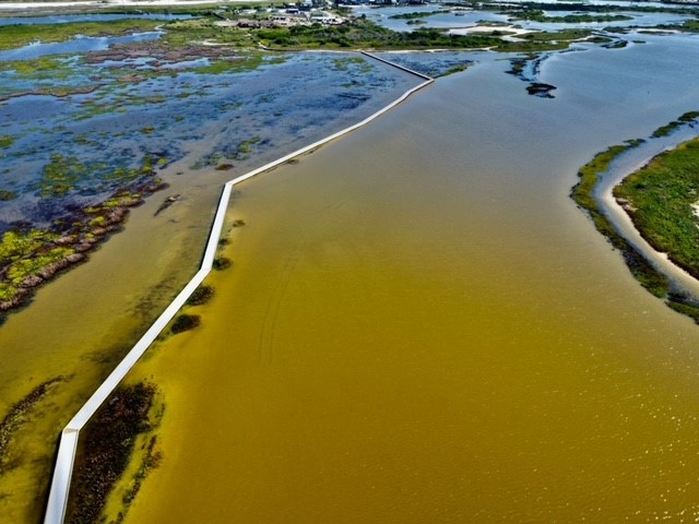 Marine Construction: Leonabelle Turnbull Boardwalk reconstruction post hurricane Harvey.